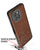 Mobizang Tux Leather Back Cover for Xiaomi 14 Civi | Slim Shockproof Camera Protection Bumper Case (Brown)