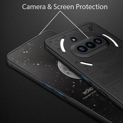 Mobizang Double Dip Full 360 Protection Back Case Cover for Nothing Phone 3A 5G (Black)