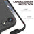 Mobizang Matte Protective Lens Flexible Back Cover for Apple iPhone 16E | Slim Silicone with Soft Lining Shockproof Full Body Bumper Case (Black)