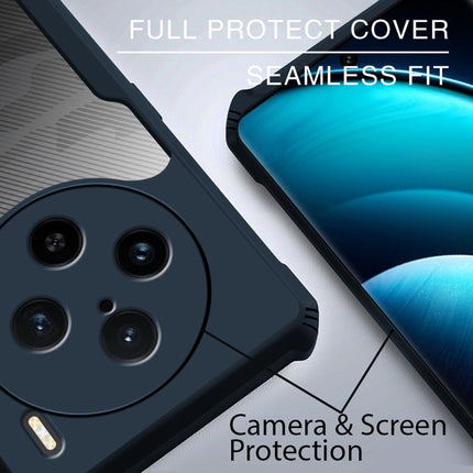 Mobizang Beetle Camouflage Back Cover for Vivo X100 Pro (5G) | [Military Grade Protection] Shock Proof Slim Hybrid Bumper Case (Blue)