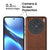 Mobizang Tux Leather Back Cover for Vivo X200 (5G) | Slim Shockproof Camera Protection Bumper Case (Brown)