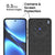 Mobizang Soft Full Fabric Protective Back Case Cover for Vivo X200 (5G) | Shockproof Slim Hard Anti Slip Back Case (Black)
