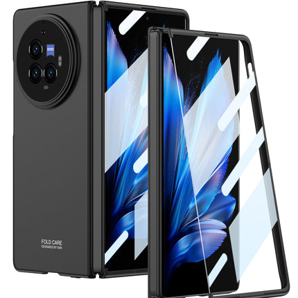 Mobizang Ultra Thin Back Case for  Vivo X Fold 3 PRO | Full Body Protection Hard Back Cover, Black