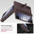 Mobizang Magnetic Hinge Case for Samsung Galaxy Z Fold 6 | Inbuilt S-Pen Holder Stand Hybrid Back Cover (Wine Red)