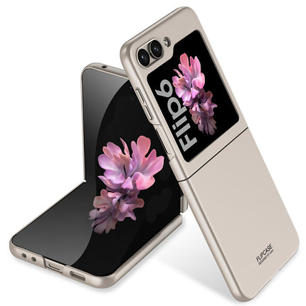 Mobizang Ultra Thin Back Case for Samsung Galaxy Flip6 / Z Flip 6 | Full Body Protection Hard Back Cover (Titanium)