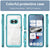 Mobizang Unicorn Acrylic Clear Back Cover For Nothing Phone 2A / 2A Plus | Slim Shockproof [Military Grade Protection] Hybrid Bumper Case (Blue Sides)