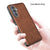 Mobizang Tux Leather Back Cover for Samsung Galaxy A36 | Slim Shockproof Camera Protection Bumper Case (Brown)