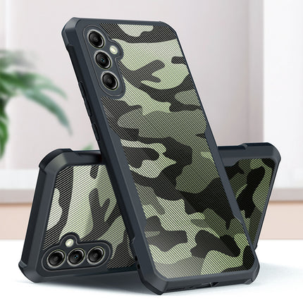 Mobizang Beetle Camouflage Back Cover for Samsung Galaxy A35 (5G) | [Military Grade Protection] Shock Proof Slim Hybrid Bumper Case (Black)