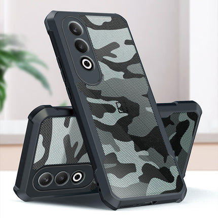 Mobizang Beetle Camouflage Back Cover for OnePlus Nord CE 4 | [Military Grade Protection] Shock Proof Slim Hybrid Bumper Case (Black)