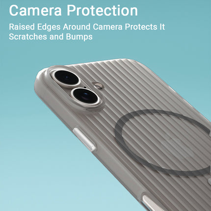 Mobizang Matte Magnetic Wave Grip Back Cover for Vivo X200 Ultra | [MagSafe Compatible] Wireless charging, Slim, Metal Buttons, Frosted Back Case (Blue)