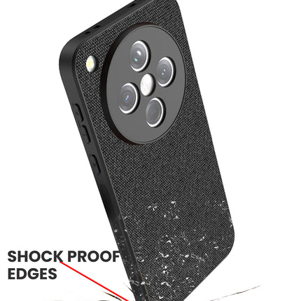 Mobizang Soft Full Fabric Protective Back Case Cover for Oppo Find X8 | Shockproof Slim Hard Anti Slip Back Case (Black)