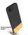 Mobizang Soft Fabric & Leather Hybrid Protective Back Cover for Apple iPhone 16E | Shockproof Slim Hard Anti Slip Back Case (Black,Brown)