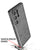 Mobizang Tux Leather Back Cover for Samsung Galaxy S25 Ultra | Slim Shockproof Camera Protection Bumper Case (Grey)