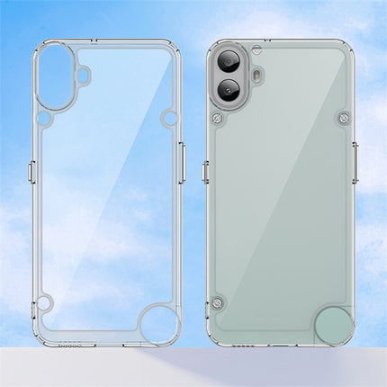 Mobizang Unicorn Acrylic Clear Back Cover For Nothing CMF Phone 1 | Slim Shockproof [Military Grade Protection] Hybrid Bumper Case (Clear Sides)