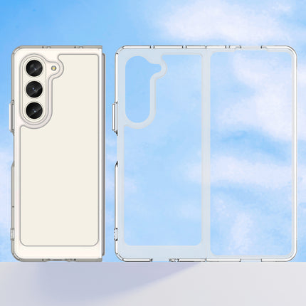 Mobizang Unicorn Acrylic Clear Back Cover For Samsung Galaxy Z Fold 6 | Slim Shockproof [Military Grade Protection] Hybrid Bumper Case (Clear Sides)