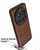 Mobizang Tux Leather Back Cover for Xiaomi 15 Ultra | Slim Shockproof Camera Protection Bumper Case (Brown)