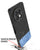 Mobizang Soft Fabric & Leather Hybrid Protective Back Cover for OnePlus 13R | Shockproof Slim Hard Anti Slip Back Case (Black,Blue)