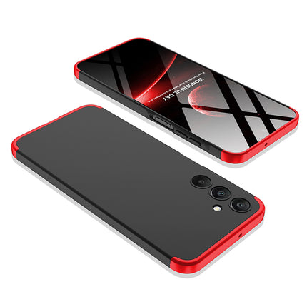 Kapa Double Dip Full 360 Protection Back Case Cover for Samsung Galaxy A25 (5G) (Red , Black)