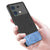 Mobizang Soft Fabric & Leather Hybrid Protective Back Cover for Poco X6 Neo (5G) | Shockproof Slim Hard Anti Slip Back Case (Black,Blue)