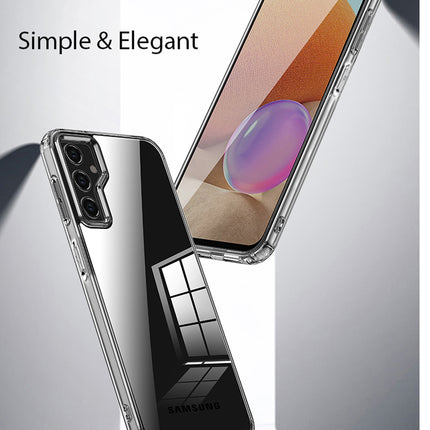 Mobizang Shield Clear Acrylic Back Shock Proof Case Cover for Samsung Galaxy S24 Plus (Transparent)