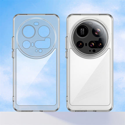 Mobizang Unicorn Acrylic Clear Back Cover For Xiaomi 15 Ultra | Slim Shockproof [Military Grade Protection] Hybrid Bumper Case (Clear Sides)