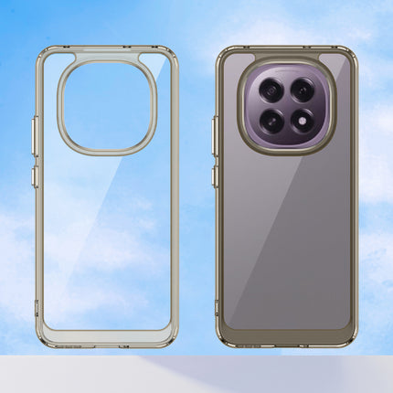 Mobizang Unicorn Acrylic Clear Back Cover For Oppo F29 PRO 5G | Slim Shockproof [Military Grade Protection] Hybrid Bumper Case (Grey Sides)