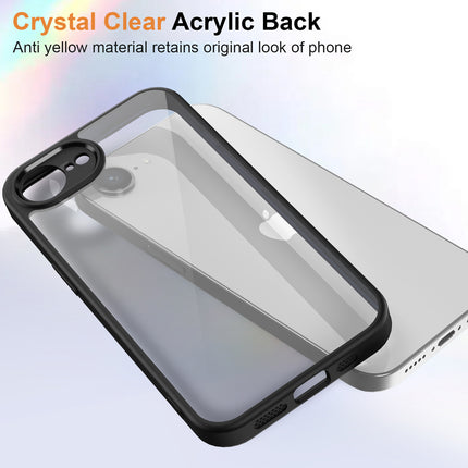Mobizang Hawkeye Clear Back Cover for Apple iPhone 16E | Camera Lens Protector Shockproof Slim Clear Case Cover (Back Cover)