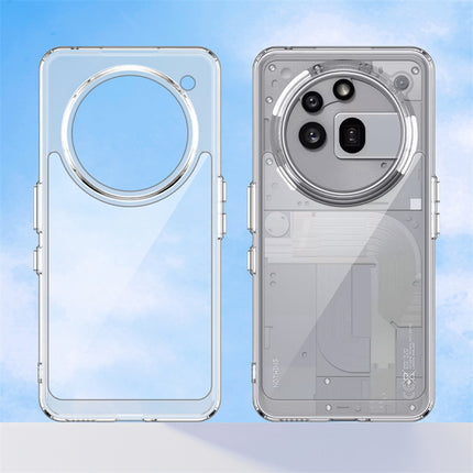 Mobizang Unicorn Acrylic Clear Back Cover For Nothing Phone 3A Pro | Slim Shockproof [Military Grade Protection] Hybrid Bumper Case (Clear Sides)