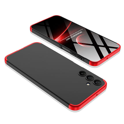 Kapa Double Dip Full 360 Protection Back Case Cover for Samsung Galaxy A15 (5G) (Red , Black)