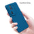 Mobizang Matte Protective Lens Flexible Back Cover for Oppo Reno 11 Pro (5G) | Slim Silicone with Soft Lining Shockproof Full Body Bumper Case (Blue)