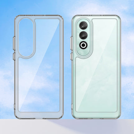 Mobizang Unicorn Acrylic Clear Back Cover For OnePlus Nord CE 4 | Slim Shockproof [Military Grade Protection] Hybrid Bumper Case (Clear Sides)