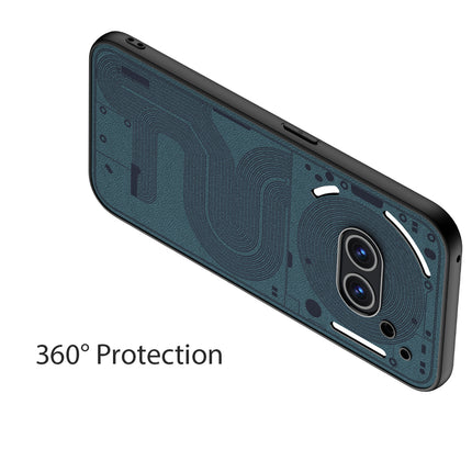 Kapa Leather Back Cover for Nothing Phone 2A | Slim Shockproof Camera Protection Bumper Case (Green)