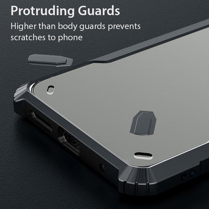 Mobizang Bull Clear Back Cover for Google Pixel 9 PRO XL | [Military Grade Protection] Shock Proof Slim Hybrid Bumper Case (Black)