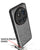Mobizang Tux Leather Back Cover for Xiaomi 15 Ultra | Slim Shockproof Camera Protection Bumper Case (Grey)
