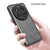 Mobizang Tux Leather Back Cover for Xiaomi 15 Ultra | Slim Shockproof Camera Protection Bumper Case (Grey)
