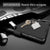 Mobizang Noble Slim Magnetic Leather Flip Case Cover for Apple iPhone 16 | Card Holder Stand Flip Wallet Case (Black)