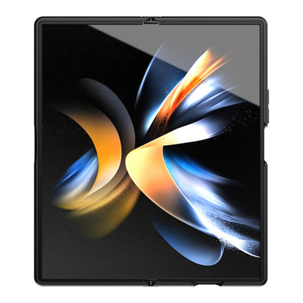 Mobizang Hawkeye Clear Back Cover for Samsung Galaxy Z Fold 6 | Camera Lens Protector Shockproof Slim Clear Case Cover (Black)