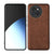 Mobizang Tux Leather Back Cover for Xiaomi 14 Civi | Slim Shockproof Camera Protection Bumper Case (Brown)