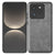 Mobizang Tux Leather Back Cover for Realme GT 7 PRO | Slim Shockproof Camera Protection Bumper Case (Grey)