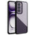 Mobizang Hawkeye Clear Back Cover for Oppo Reno 12 Pro (5G) | Camera Lens Protector Shockproof Slim Clear Case Cover (Black)