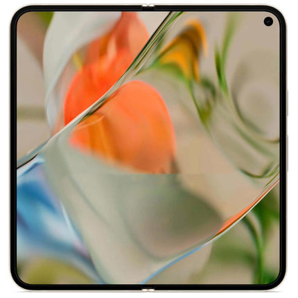 Mobizang Soft Full Fabric Protective Back Case Cover for Google Pixel 9 Pro Fold | Shockproof Slim Hard Anti Slip Back Case (Black)