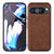 Mobizang Tux Leather Back Cover for Google Pixel 9 Pro XL | Slim Shockproof Camera Protection Bumper Case (Brown)