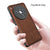 Mobizang Tux Leather Back Cover for Oppo Find X8 Pro | Slim Shockproof Camera Protection Bumper Case (Brown)
