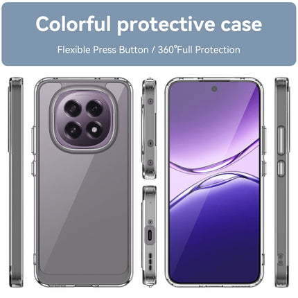 Mobizang Unicorn Acrylic Clear Back Cover For Oppo F29 PRO 5G | Slim Shockproof [Military Grade Protection] Hybrid Bumper Case (Clear Sides)