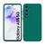 Kapa Matte Protective Lens Flexible Back Cover for Samsung Galaxy A55 | Slim Silicone with Soft Lining Shockproof Full Body Bumper Case (Green)