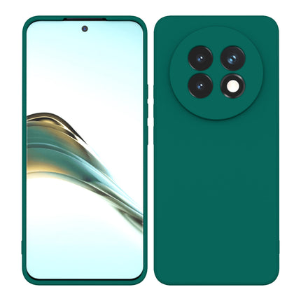 Mobizang Matte Protective Lens Flexible Back Cover for Realme 13 PRO / 13 PRO PLUS | Slim Silicone with Soft Lining Shockproof Full Body Bumper Case (Green)