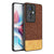 Mobizang Soft Fabric & Leather Hybrid Protective Back Cover for Oppo F25 Pro (5G) | Shockproof Slim Hard Anti Slip Back Case (Brown)