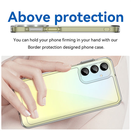 Mobizang Unicorn Acrylic Clear Back Cover For Samsung Galaxy A16 | Slim Shockproof [Military Grade Protection] Hybrid Bumper Case (Clear Sides)