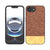 Mobizang Soft Fabric & Leather Hybrid Protective Back Cover for Apple iPhone 16E | Shockproof Slim Hard Anti Slip Back Case (Brown)