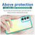 Mobizang Unicorn Acrylic Clear Back Cover For Samsung Galaxy A16 | Slim Shockproof [Military Grade Protection] Hybrid Bumper Case (Blue Sides)